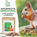 Gardemics Squirrel Feed with Hazelnuts 2kg - Species-Appropriate Year-Round Food for Squirrels & Chipmunks - No Peanuts - Buy Online on GoSupps.com