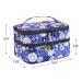 ZFZGFRCS Nail Polish Organizer - Double-layer Storage Bag for 30 Bottles, Flower Design, Portable Carrying Case with Handle - Buy Online on GoSupps.com