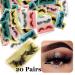 HeyAlice 22-25mm 8D Dramatic Fluffy Long Mink Lashes - 20 Pairs, 10 Styles - Buy Online on GoSupps.com