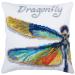 RTO Collection D'Art Stamped Needlepoint Cushion Kit 40X40cm-Dragonfly, Dragonfly