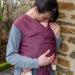 Close Caboo - Organic Cotton Adjustable Baby Carrier in Burgundy - Sustainable & Soft for Infants and Toddlers - One Size