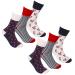 Ladies Non Elastic Loose Top Socks (6 or 12 Pair Multipack) Gentle Grip Diabetic Hosiery Size 4-8 White - 6 Pairs 4-8