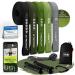 Wild instincts fitness straps made of fabric/resistance bands long/gymnastics band fabric/fitness straps long/training straps/long resistance bands/sports bands Fitness 5er set (including handles & door anchors))