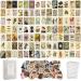 puthiac 200PCS Vintage Photo Wall Collage Kit Aesthetic Posters and Vintage Stickers  Double-Sided Printed Aesthetic Pictures Stickers for Cottagecore Vintage Room Decor and Scrapbooking Supplies Kit