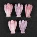 Artistone Rose Quartz Crystal Angel Figurine and Heart Healing Set Hand Carved Pink Pray Angel Heart Stone Chakra Reiki Balancing Set for Collection Mental Healing(Gift Box) Rose Quartz(2pcs) - Buy Online on GoSupps.com