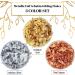 U.S. Art Supply Metallic Foil Schabin Gilding Metal Leaf Flakes 30g Kit - Set of 3 Colors Imitation Gold, Silver, Copper - for Epoxy Resin, Nail Crafts, Painting, Jewelry, Slime - Buy Online on GoSupps.com