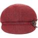 ColorSun Classic Retro Visor Newsboy Cabbie Cap Beret with Flower Buckle - Red Wine for Women - Buy Online on GoSupps.com