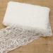 VGOODALL 3 Inch White Lace Ribbon  10 Yards Wide Stretchy Lace Trim Elastic Floral Lace for Bridal Wedding Decoration Gift Wrapping DIY Sewing Craft Hair Bow Making Lace Ribbon-WHITE