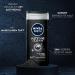 Nivea Men Active Clean Shower Gel 250ml | pH-Friendly Formula | Activated Carbon for Body Face & Hair | Masculine Fragrance | New Version - Buy Online on GoSupps.com