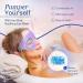 PerfeCore Eye Mask for Puffy Eyes, Migraine Relief, and Sleeping - Hot Cold Compress Pack with Gel Beads - Sinus Pressure and Headache Relief - Purple Eco-Friendly Spa Therapy Wrap with Cover - 1 Count - Buy Online on GoSupps.com