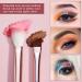 Jessup 6pc Makeup Eye Brush Set Black/Rose Gold | Perfect for Foundation Powder & Eyeshadow - Buy Online on GoSupps.com