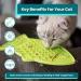 LickiMat Casper & Felix Fish-Shaped Cat Slow Feeders for Feline Boredom and Anxiety Reduction Perfect for Food Treats and Anxiety Reduction. (Green Turquoise) Turquoise & Green Rubber - Buy Online on GoSupps.com