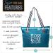 Shop Brooke & Jess Designs: Dental Assistant Gifts Dentist Tote Bags & Floss Boss Bag - Tessa Teal - Buy Online on GoSupps.com