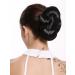 WIG ME UP O2-1B Black Hairpiece Bun - Stylish Hair Knot & Bow for All Occasions - Buy Online on GoSupps.com