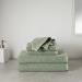 Amazon Basics Odor Resistant Textured Bath Towel Set - 6-Piece Cotton - Green - Buy Online on GoSupps.com
