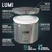 Lumi Therapy Ultra Cover | Ice Bath Cover | Insulating UV and Heat Reflection | Longer Lasting Cold Water Temperatures | Compatible with Most Ice Bath Pods (Pod) 75cm diameter / 75cm height (Pod) - Buy Online on GoSupps.com