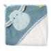 Fehn bathing towel baby dragon - bathing towel children poncho made of terry - towel with a sweet kite - baby bath towel with hood for babies and toddlers from 0+ months - hooded towel dimensions 80 x 80 cm
