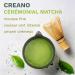 Creano Bio-Matcha C r monial 30g Th vert japonais moulu haut de gamme pour les c r monies traditionnelles le matcha latte pour d gustation pure* - Buy Online on GoSupps.com