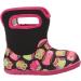 BOGS Baby Wellington Boots Plum Flower Stripe 71565 | Size UK 3-8 / 7 M US Child | Owls Print Black Multi - Buy Online on GoSupps.com