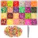 Duufin 16800 Pcs Nail Art Fruit Slices Colorful 3D Fruit Nail Slices with a Tweezers for Art DIY, Slime Making, Craft, Decoration