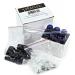 Vivaplex Cobalt Blue 10ml Glass Roll-on Bottles with Steel Roller Balls - Includes .5ml Dropper - Buy Online on GoSupps.com