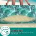 2 Pack Oversized Microfiber Beach Towel Set - Sand-Free, Quick Drying, Super Absorbent - Blue/Green Leaves Print - Ideal for Beach, Pool, Camping - Soft, Lightweight, and Breathable - Buy Online on GoSupps.com