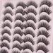 JIMIRE Faux Mink Eyelashes Cat Eye 3D Fluttery False Eyelashes Thin 16 Pairs Pack Handmade Fluffy Lashes for Soft Natural Look Fluffy 16MM - Buy Online on GoSupps.com