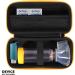 Inhaler Holder Case for Adults and Kids - Black with Yellow Zip | CaseSack - Buy Online on GoSupps.com