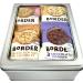 12 Packs of Delicious Borders Cookies:- Chocolate Chip Butternut Crunch Viennese Whirls & Golden Oat Crumbles all Packed into a Handy Reusable Keepsake Foodsafe Tin