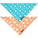 Realeaf Happy Easter Dog Bandanas 2 Pack - Premium Reversible Pet Scarf for Boy & Girl - Durable Fabric Holiday Bandana for Dogs (Large) - Buy Online on GoSupps.com