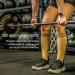 360 RELIEF - Flight Compression Socks Supports | Blood Circulation Travel Work XXL Beige with 2 Dark brown lines - Buy Online on GoSupps.com