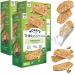 Nonni's THINaddictives Almond Thin Cookies - Pistachio Biscotti Italian Cookies - Almond Cookies - Cookie Thins - Sweet Crunchy & Chewy - Perfect w/ Coffee - Kosher - 4.4 oz, 3 Pack