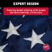 Taylor Made 8418 US 50 Star Sewn Boat Flag - 12x18 inch | High Quality Flag for Boats - Buy Online on GoSupps.com
