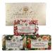 Wavertree & London Trio Gift Box (3 Bars) - 7oz Japanes Plum French Pear and Sicilian Orange Scented Moisturizing French Triple Milled Natural Soap Bars - Pure Plant Oil Soap Bars for All Skin Types Japanes Plum French Pear Sicilian Orange 7 Ounce (Pack o