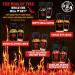 Ring of Fire Chilli Challenge Game Hot Sauce Gift Set - 10 x 20ml Including Carolina Reaper - Perfect Secret Santa & Novelty Gift - Buy Online on GoSupps.com