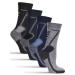 Frost-fighter men thermosock (6x pair) thick warm lined winter socks Ski socks full terry inner lining 43-46 black blue gray