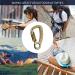 Fusion Climb Liberty Steel Auto-Lock Carabiner - High Strength Captive Eye (Gold) - Buy Online on GoSupps.com