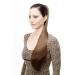 WIG ME UP T113-10 Hairpiece/Braid - Long Straight Brown Wig with Butterfly Clip - 70 cm - Buy Online on GoSupps.com