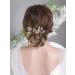 Kercisbeauty 2pcs Simple Leaf Hair Pins - Elegant Wedding & Bridesmaid Headpiece for Prom - Buy Online on GoSupps.com