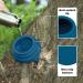 Ohmo Dog Travel Bowl - 700ml Portable Water Bowl for Road Trips Anti-Sloppy Foldable Pet Bowl Unique Blue-Green Design Perfect Travel Accessories for Dogs - Buy Online on GoSupps.com