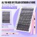 280pcs 40D Curl Individual Eyelash Extension Kit with Lash Bond and Tweezers - 9-16mm Length Cluster Lashes for Self Use | 40D-0.07D-9-16MIX KIT - Buy Online on GoSupps.com