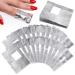 Makartt Nail Polish Remover 100pcs Nail Foil Wraps for Soak Off Gel Polish Remover with 1.18inch Pre-attached Lint Free Cotton Pads For Nails Non Acetone Nail Polish Remover