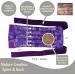Nature Creation Microwave Heating Pad for Back & Spine - Purple Flowers Design - Hot/Cold Pack for Back Pain Relief - Reusable & Microwavable - 1 Pack - Buy Online on GoSupps.com