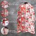 King Midas Empire Moses Edition Barber Cape - Professional Red/White Salon Hair Cutting Cape for Stylists - Buy Online on GoSupps.com