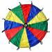GSI Kids Play Parachute 12 Ft, 16Ft, 20 Ft, Rainbow Parachute Toy Tent Game for Children Gymnastics Cooperative Play and Outdoor Playground Activities 12 Feet