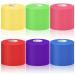 6 Pieces 30 Yards Pre-wrap Foam Underwrap Tape Sports Athletic Elastic Tape Rolls for Ankles Wrists Hands Knees Hair (Assorted Colors)
