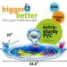 Splashin'kids Inflatable Tummy Time Water Mat with Mirror & Rattles for Infants & Toddlers - Fun Activity Center for Baby Stimulation & Growth - Buy Online on GoSupps.com
