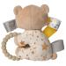 Taggies Soft Baby Rattle with Teether Ring - Be a Star Bear - 6-Inch - Buy Online on GoSupps.com