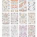 Halloween Nail Stickers 12 Sheets Self-Adhesive Nail Decal Ghosts Pumpkin Star Nail Art Decoration Design Supplies - Buy Online on GoSupps.com
