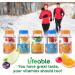 Lifeable Immune Support + B Complex Gummies Bundle - Great Tasting Vitamin Supplement Gluten Free GMO Free Chewable Gummy - Buy Online on GoSupps.com